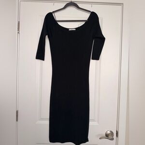 Black off shoulder Dress